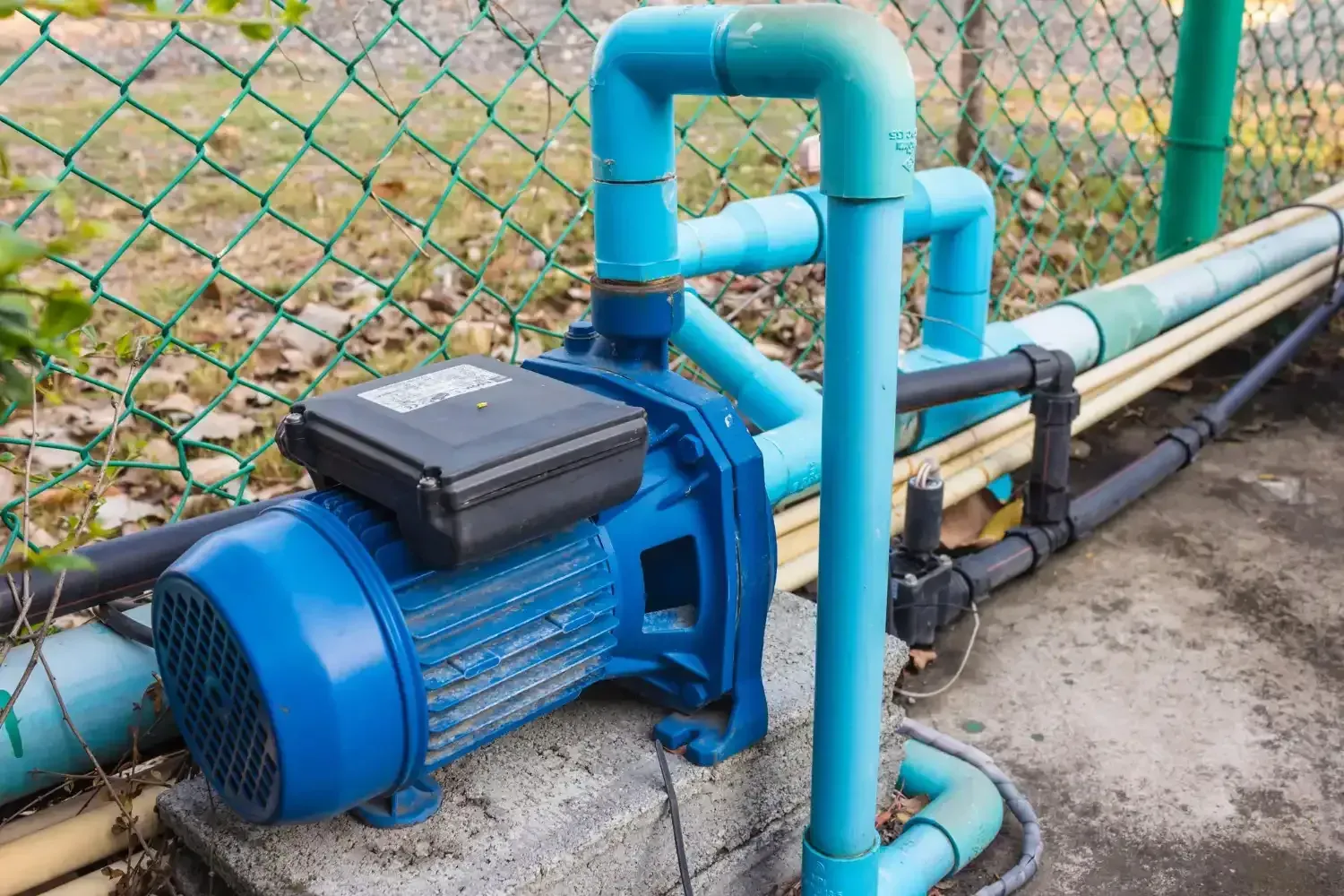 Residential well pump installation